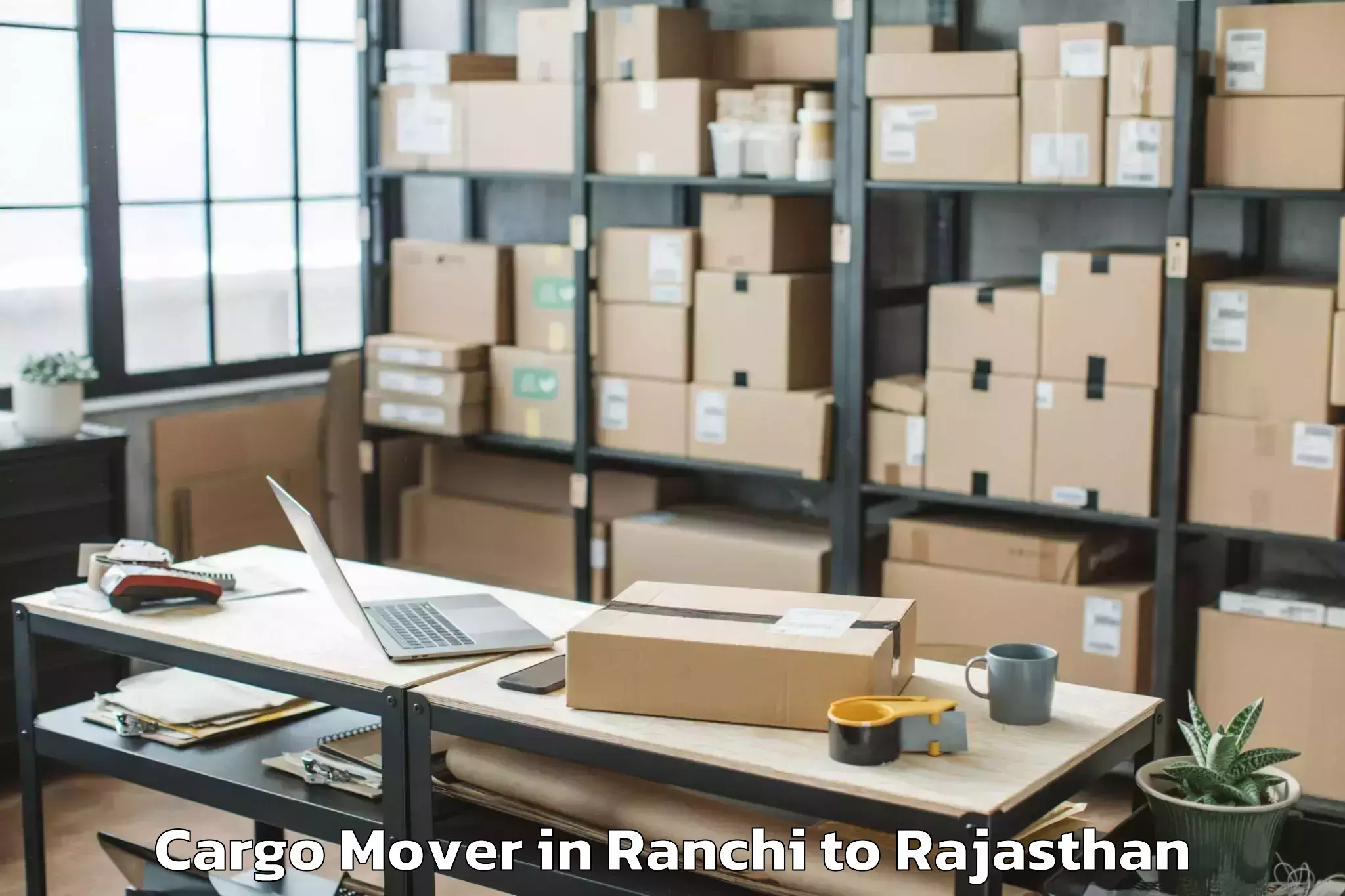 Comprehensive Ranchi to Sangam University Bhilwara Cargo Mover